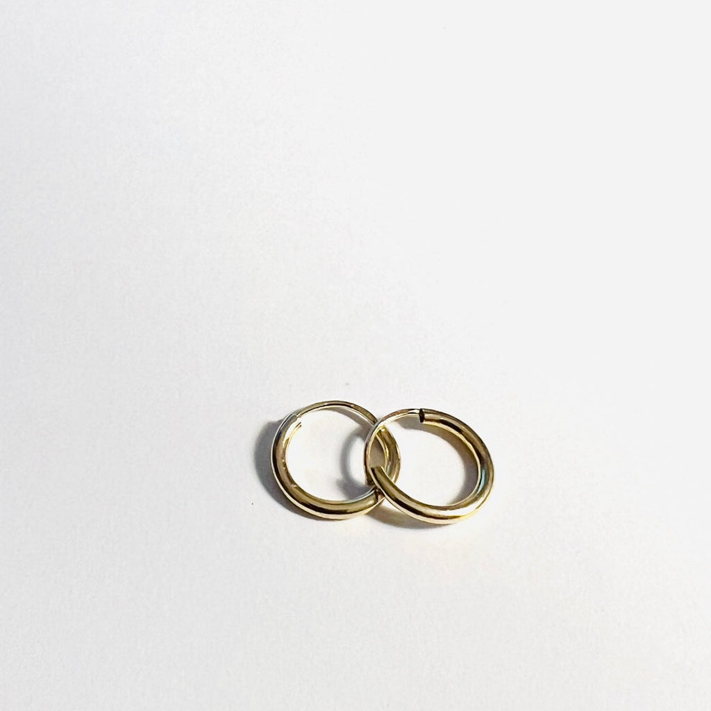 Paar CREOLE TINY LOOP 14K Gold