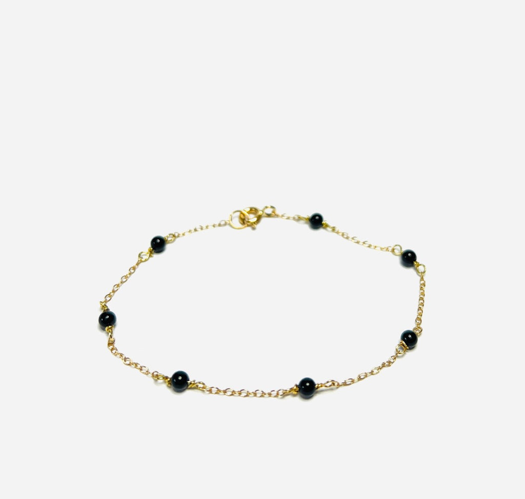 Wolter Armband ONYX 750 Gold l 18K Gold - , Schmuck handgefertigt aus Hamburg