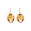 OHRRINGE Citrine - 750 Gold l 18 K Gold mit 2 Citrinen