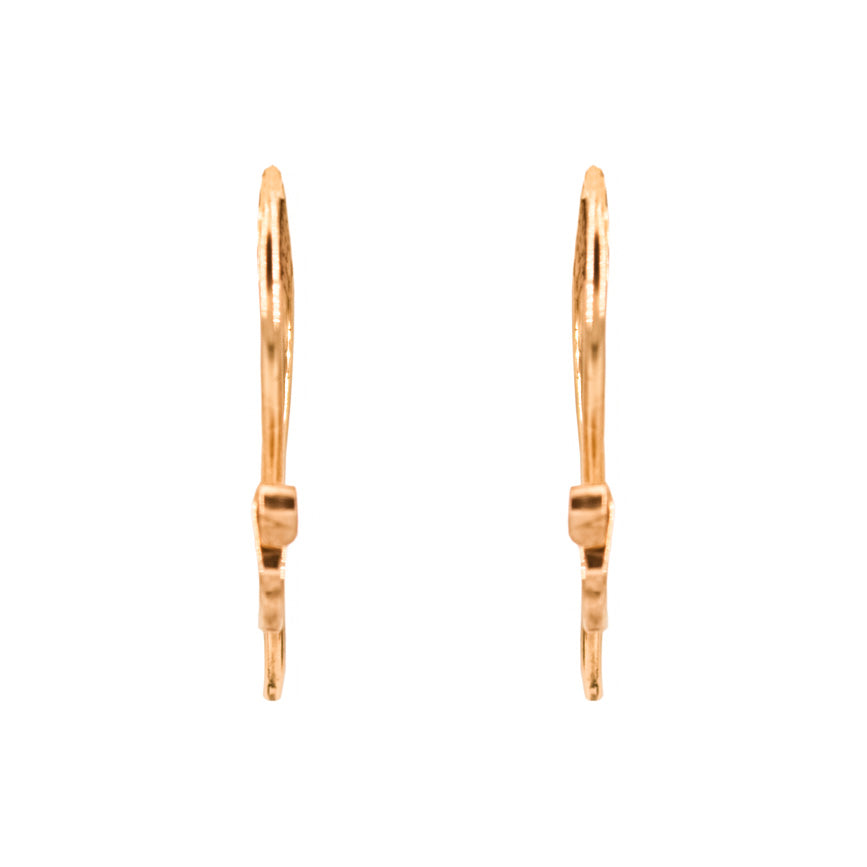 Wolter OHRRINGE Ear Hooks Arabesque 750 Gold l 18K Gold  für Einhänger 