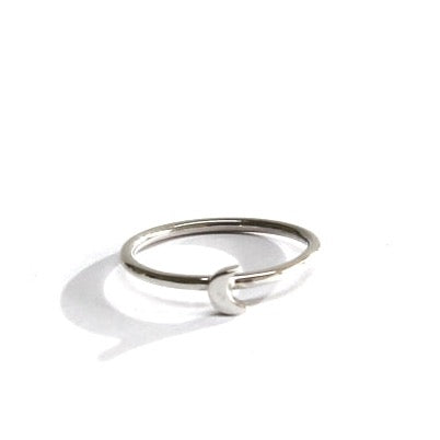 Wolter Ring TINY MOON 925 Silber - 925 Silber Ring little Moon