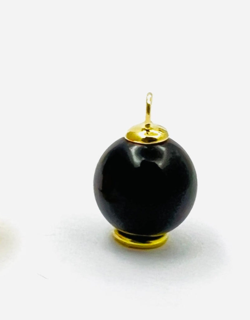 Wolter Anhänger 750 Gold l 18K Gold ONYX Kugel