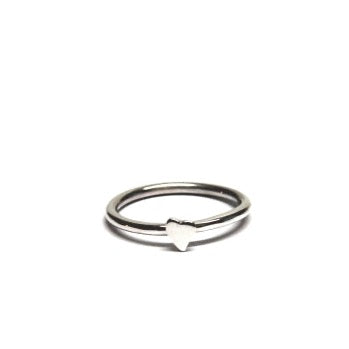 Wolter TINY HEART 925 Silber Ring kleinem Herz