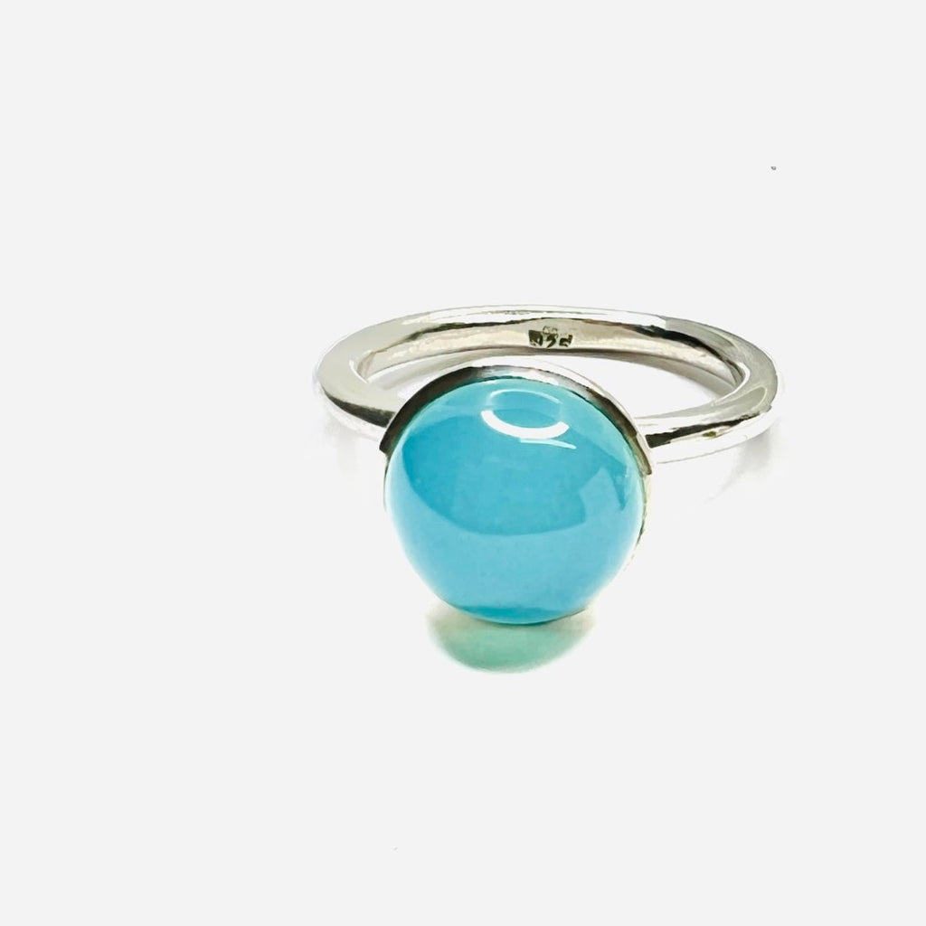 Wolter Ring Chalcedon 925 Silber